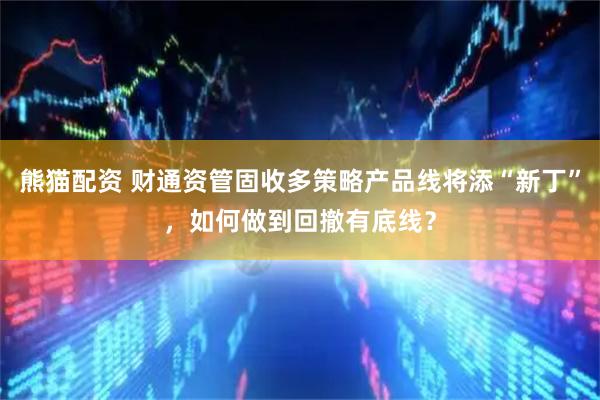 熊猫配资 财通资管固收多策略产品线将添“新丁”，如何做到回撤有底线？