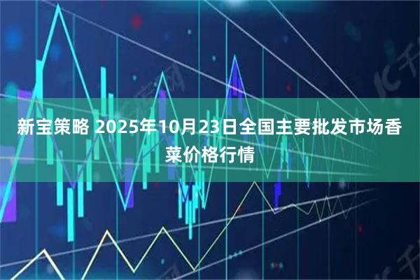 新宝策略 2025年10月23日全国主要批发市场香菜价格行情